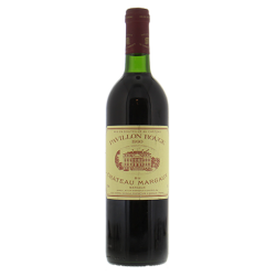 Pavillon Rouge Margaux second vin de Château Margaux 1990