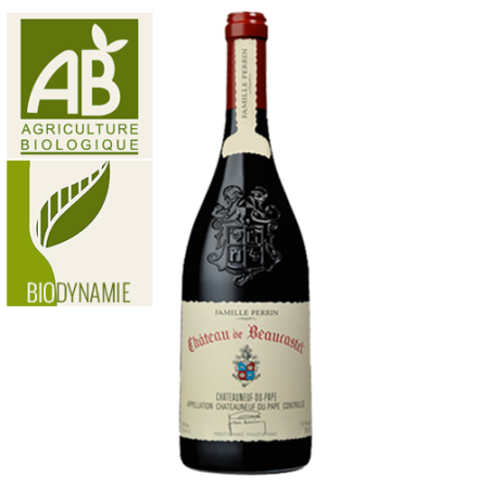Château de Beaucastel Châteauneuf-du-Pape Rouge 2014 - Caisse Bois d'origine de 6 bouteilles