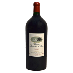 Château Patache d'Aux Médoc Cru Bourgeois Rouge 1975 Impériale 6 litres - Caisse Bois d'origine d'1 Impériale