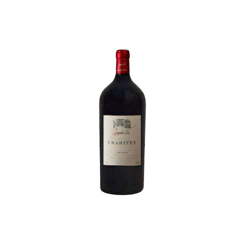 Château Crabitey Graves Rouge Impériale 6 litres - Caisse Bois d'origine d'1 Impériale