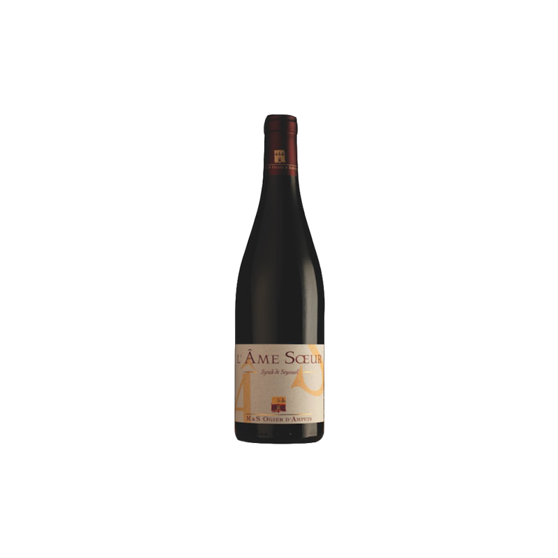 Domaine Michel et Stéphane Ogier Syrah de Seyssuel L'Ame Soeur Rouge 2012 Domaine Michel et Stéphane Ogier Syrah de Seyssuel L'Ame Soeur Rouge 2012