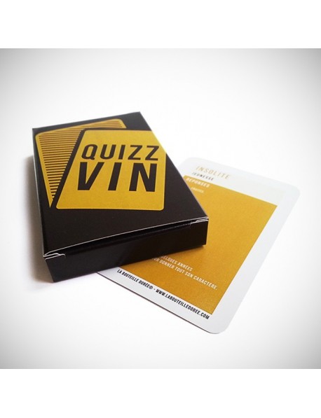 Quizz Vin Jeu 32 cartes