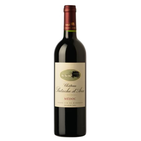 Château Patache d'Aux Médoc Cru Bourgeois Rouge 2014 Double-Magnum 3 litres - Caisse Bois d'origine d'1 Double-Magnum