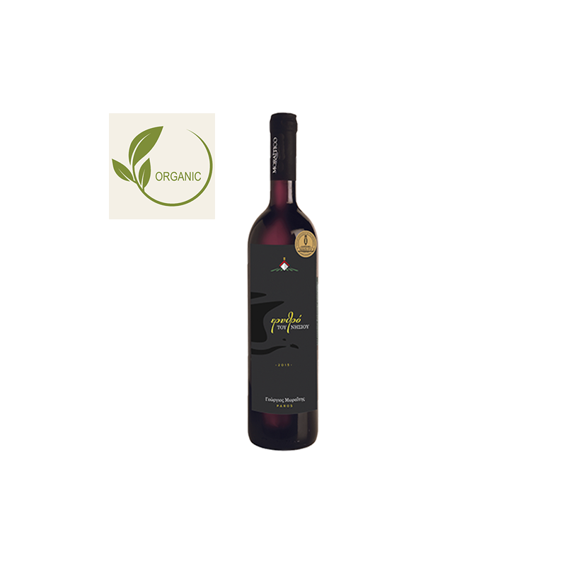 Vin rouge grec des Cyclades de l'ile de Paros, cépages grecs locaux