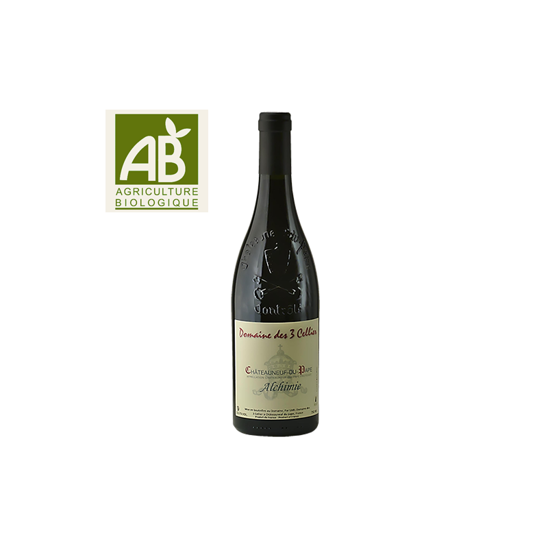 Domaine des 3 Cellier Châteauneuf-du-Pape Alchimie Rouge 2017 Domaine des 3 Cellier Châteauneuf-du-Pape Alchimie Rouge 2017