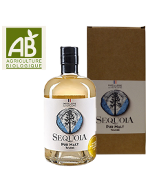 Distillerie du Vercors Whisky Pur Malt Séquoia Tourbé Bio - Avec étui