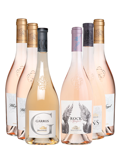 Coffret vin rosé Provence Château d'Esclans 6 bouteilles