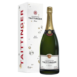 Champagne Taittinger Brut Réserve Magnum - Avec étui