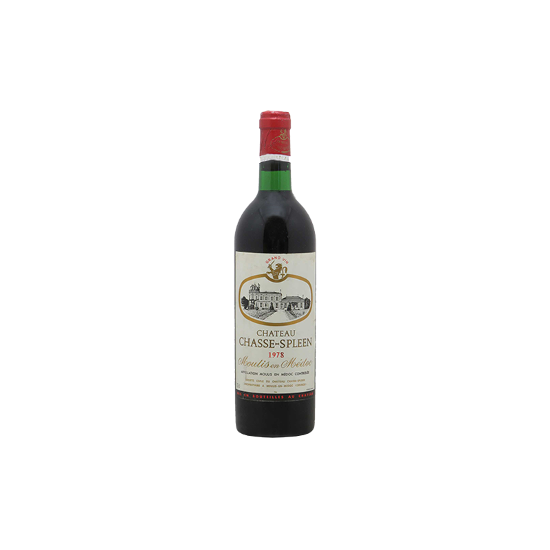 Château Chasse-Spleen Moulis-en-Médoc Cru Bourgeois Exceptionnel Rouge 1978