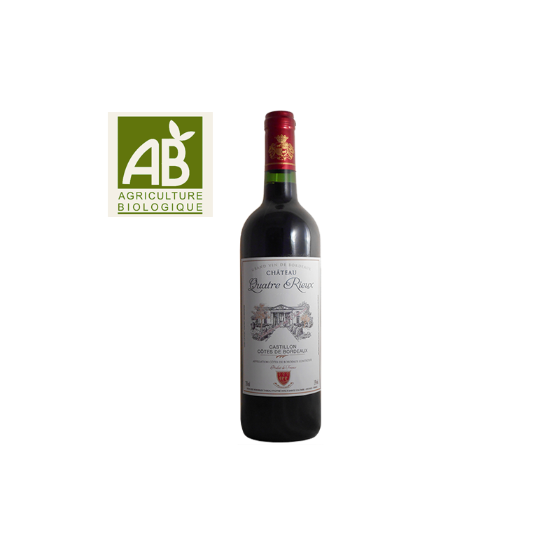 Château Quatre-Rieux Castillon-Côtes-de-Bordeaux Rouge 2015 Château Quatre-Rieux Castillon-Côtes-de-Bordeaux Rouge 2015