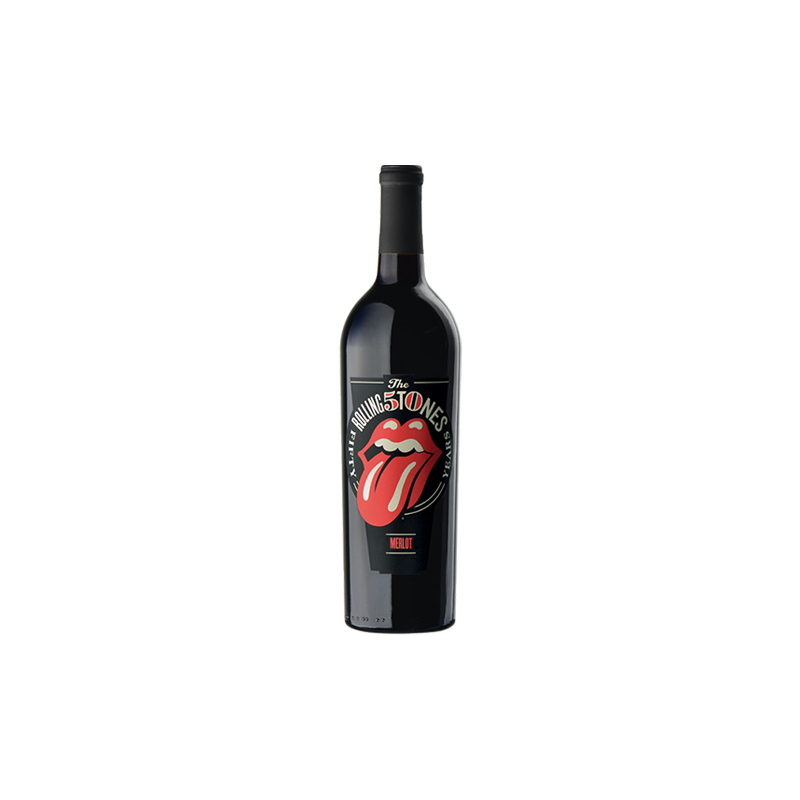 Vin Rock Rolling Stones Merlot 2018 Espagne de Pablo Parra-Jimenez