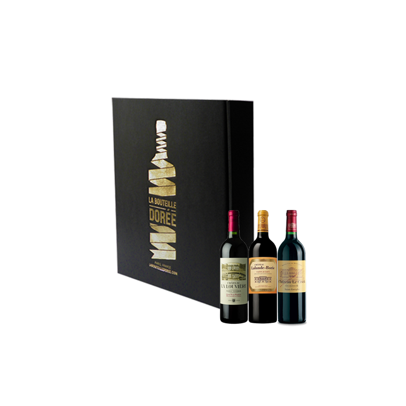 Coffret Vin rouge Bordeaux Médoc Sélection 3 bouteilles