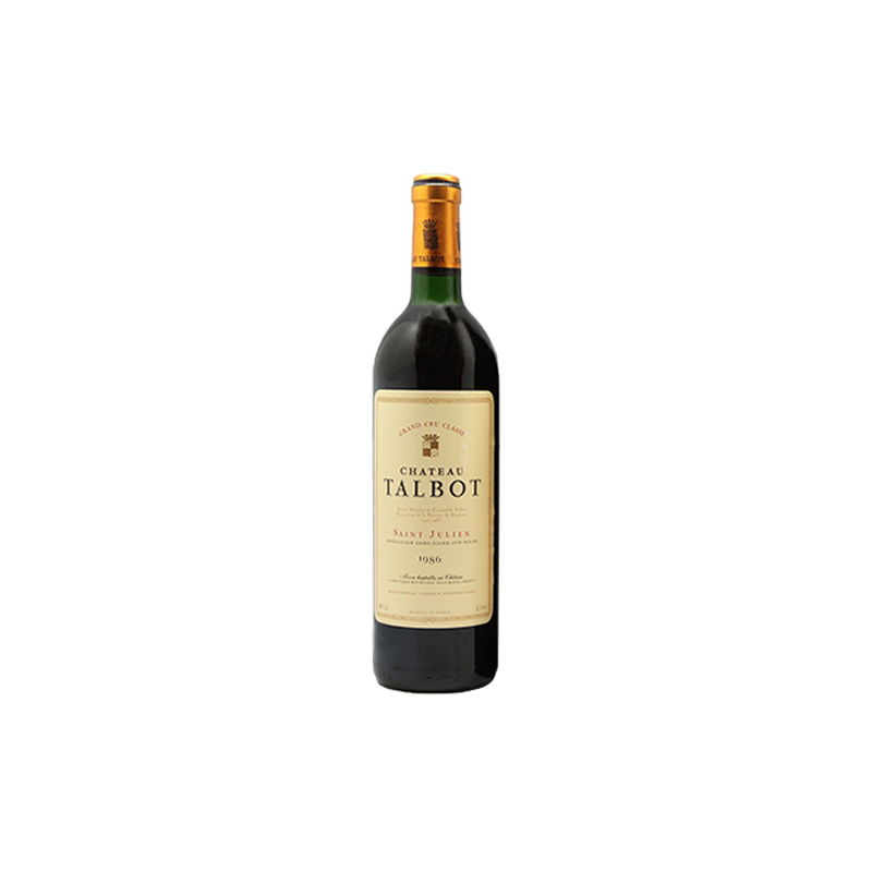 Château Talbot Saint-Julien 4ème Grand Cru Classé 1986 Château Talbot Saint-Julien 4ème Grand Cru Classé 1986