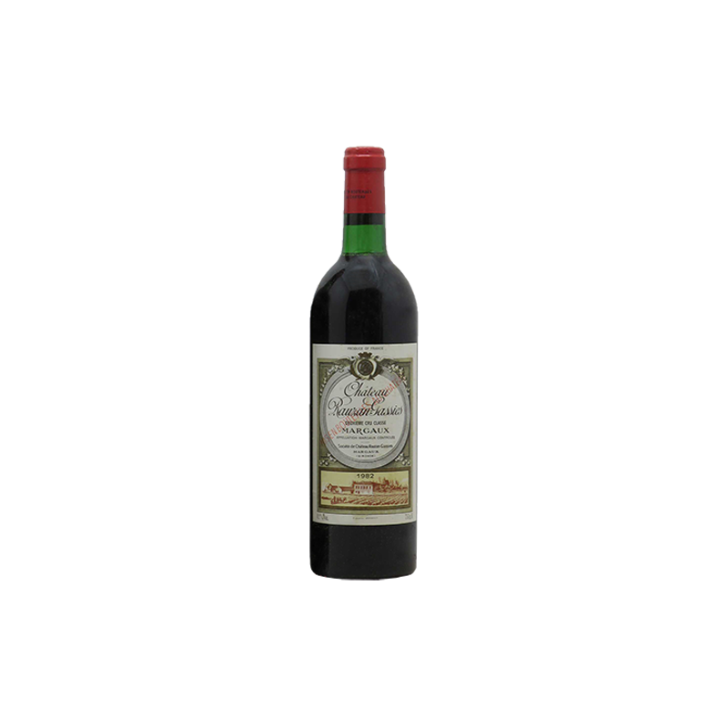 Château Rauzan-Gassies Margaux 2ème Grand Cru Classé Rouge 1982