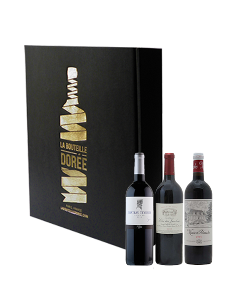 Coffret Vin rouge Bordeaux Saint-Emilion Sélection 3 bouteilles