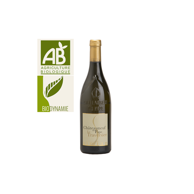 Château Simian Châteauneuf-du-Pape Le Traversier Blanc 2018 Château Simian Châteauneuf-du-Pape Le Traversier Blanc 2018