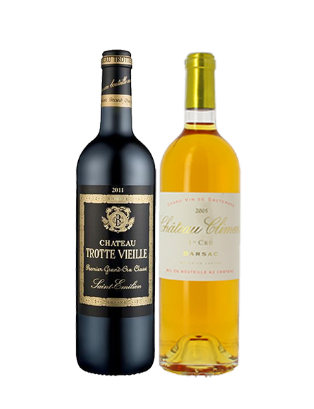 Coffret vin Bordeaux Grands Crus Classés 2 bouteilles