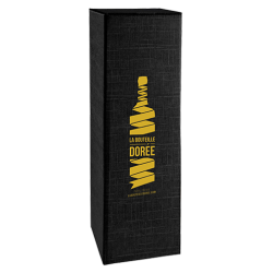 COFFRET CADEAU VIN 1 MAGNUM - Boite noire et or