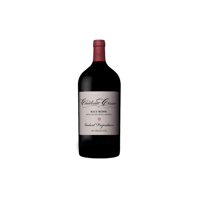 Château Cissac Médoc Cru Bourgeois 2015 Double-Magnum 3 litres - Caisse Bois d'Origine