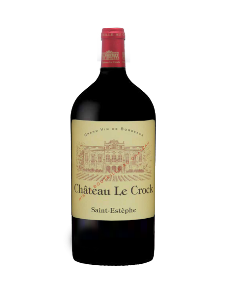 Château Le Crock Saint-Estèphe Rouge Double-Magnum - Caisse Bois d'origine Château Le Crock Saint-Estèphe Rouge Double-Magnum - Caisse Bois d'origine