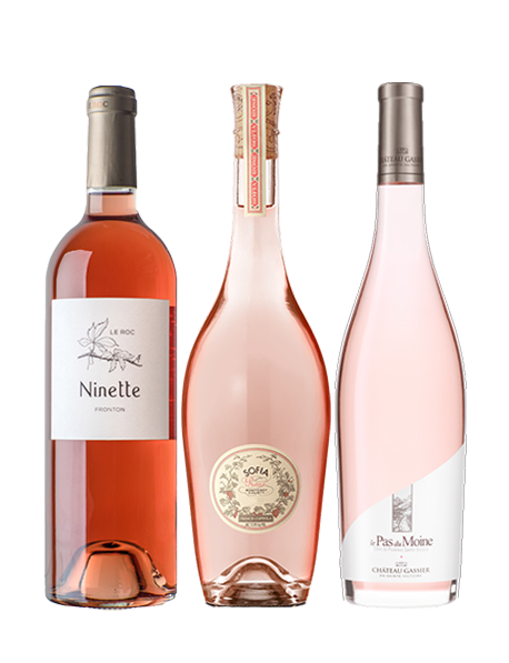 Coffret vin rosé Passion 3 bouteilles