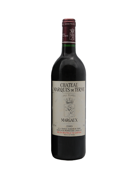 Château Marquis de Terme Margaux 4ème Grand Cru Classé 1989