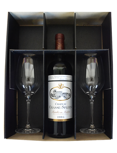Coffret vin Bordeaux Grand Cru Classé Rouge et Blanc - 2 bouteilles