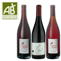 Coffret vin rouge BIO Jura 3 bouteilles