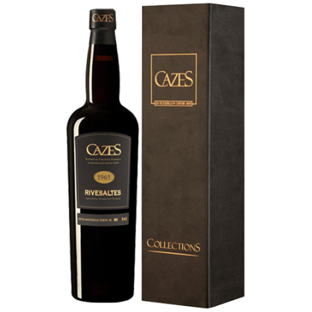Maison Cazes Rivesaltes Rouge 1961 - Avec étui cadeau