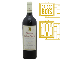 Château La Tour Figeac Saint-Emilion Grand Cru Classé 2001 Magnum - Caisse Bois de 3 bouteilles