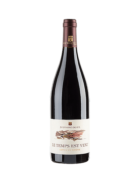 Domaine Michel et Stéphane Ogier Côtes-du-Rhône Le Temps est Venu Rouge 2015 Domaine Michel et Stéphane Ogier Côtes-du-Rhône Le Temps est Venu Rouge 2015
