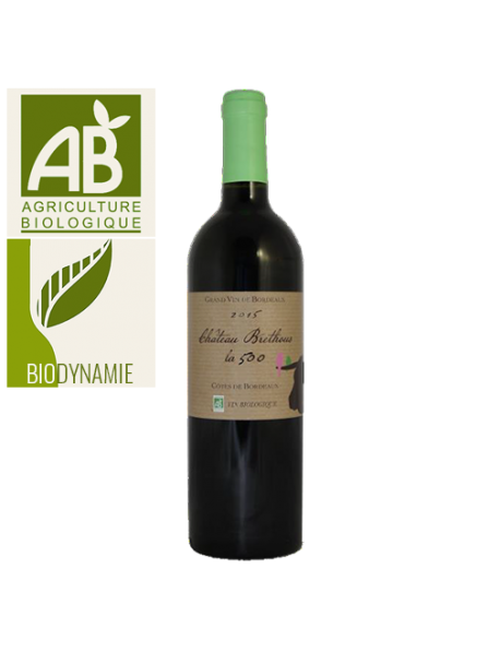 Château Brethous Côtes-de-Bordeaux Cuvée 500 Rouge - BIO et Biodynamie