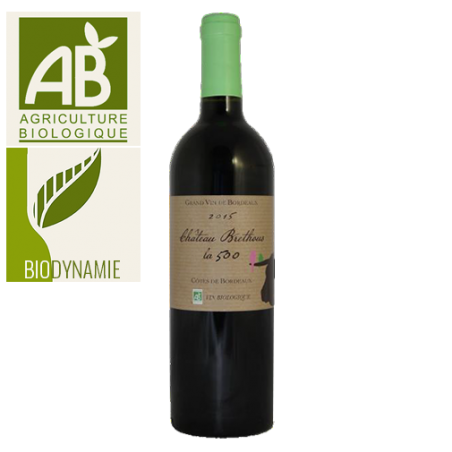 Château Brethous Côtes-de-Bordeaux Cuvée 500 Rouge - BIO et Biodynamie