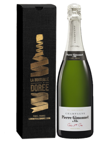 Champagne Gimonnet Blanc de blancs - Cuis 1er Cru - Etui cadeau