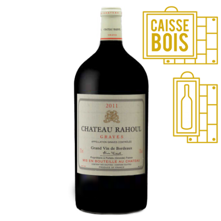 Château Rahoul Graves Rouge 2011 Double-Magnum 3 litres - Caisse Bois d'origine