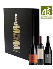 Coffret vin Languedoc Agriculture Biologique Sélection 3 bouteilles