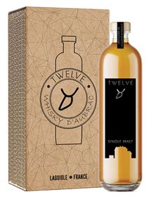 Distillerie Twelve Whisky d'Aubrac Pur Malt Basalte - Avec étui