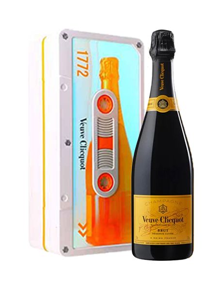 Champagne Veuve Clicquot Réserve Cuvée - Avec boite métal cassette