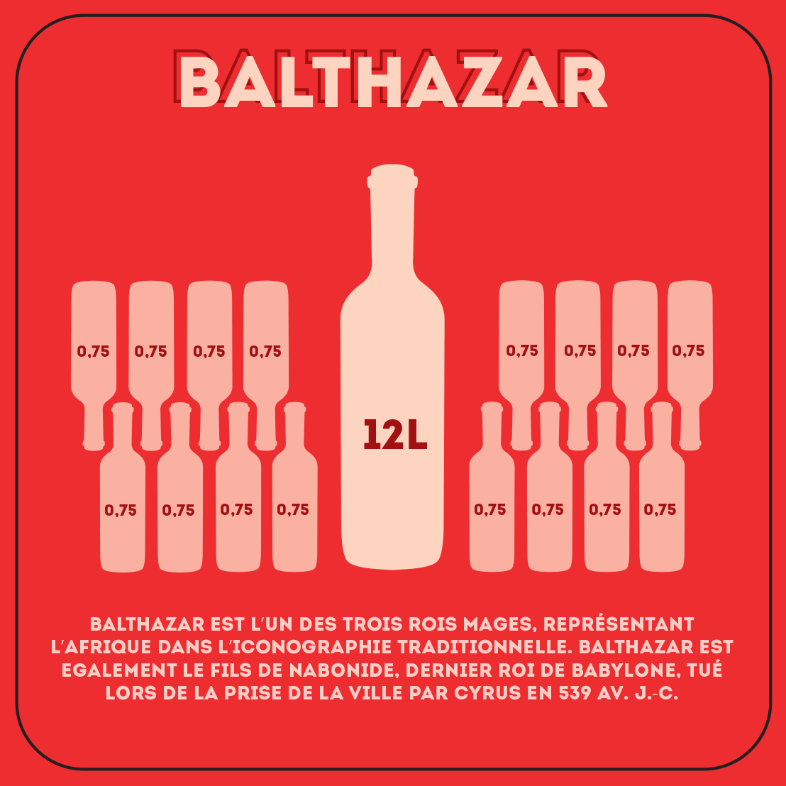 Balthazar de 12 litres