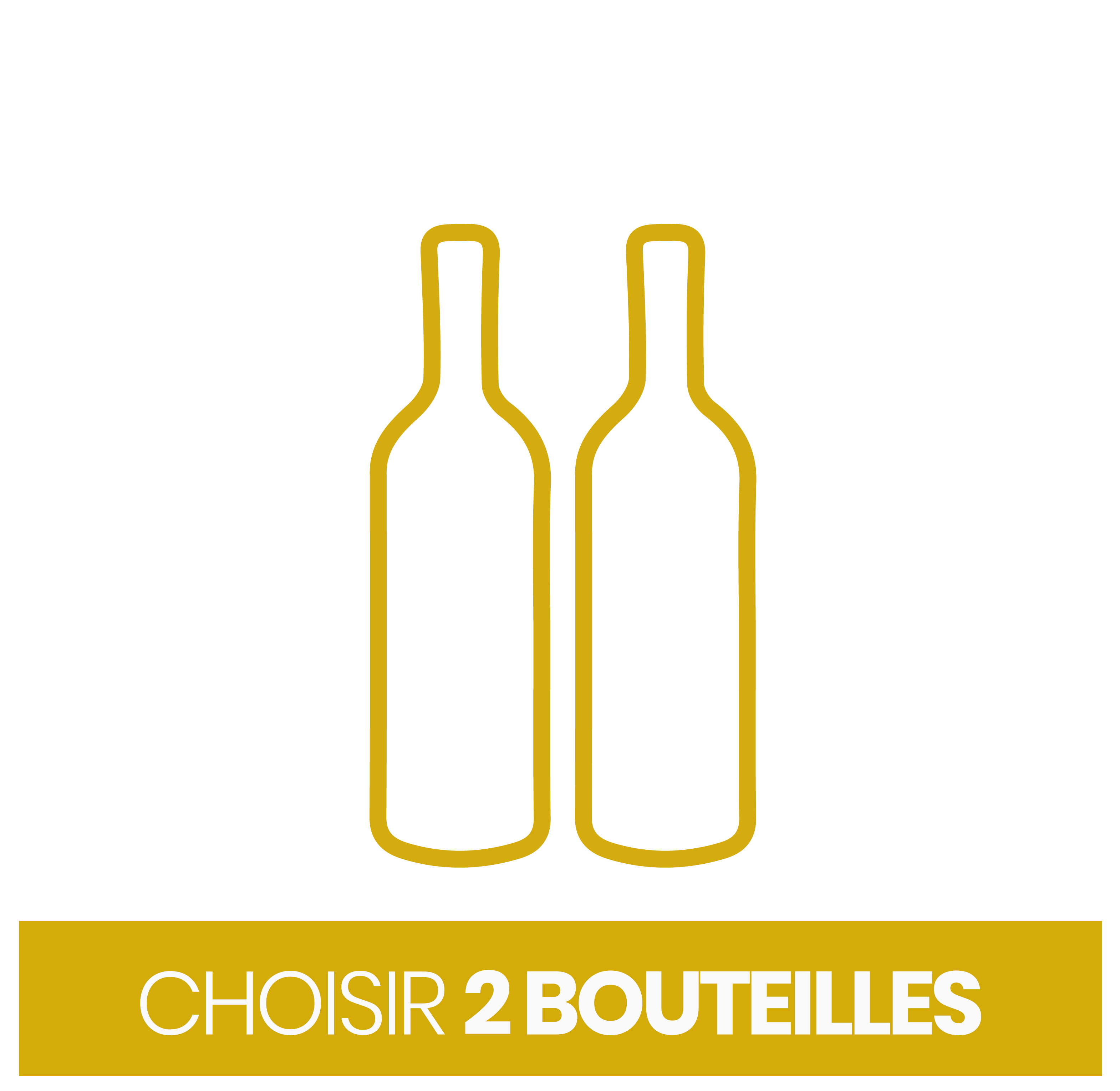 Choisir deux bouteilles