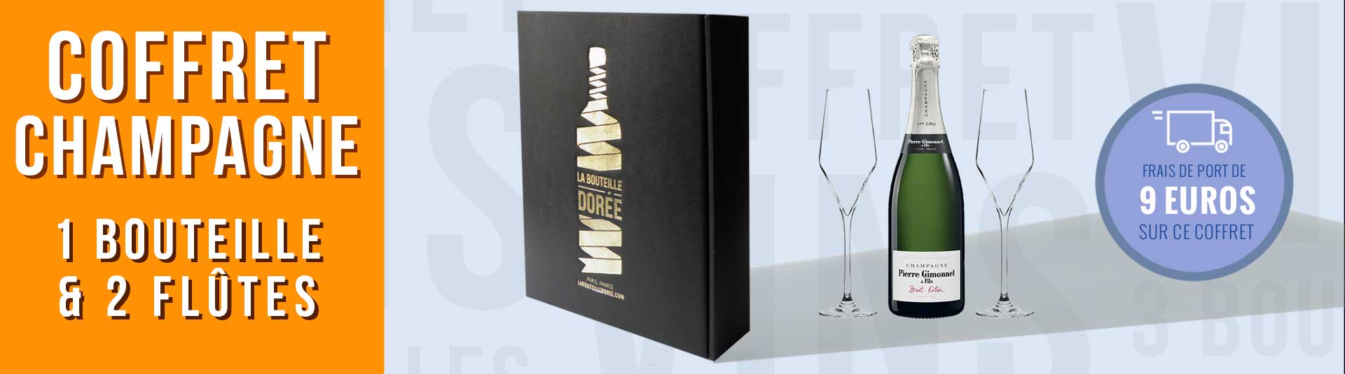 La Fine Bulle - Blanc de Blancs, Brut, Blanc - Champagne Deutz Coffret  Amour de Deutz Brut 2011 + Deux Flûtes