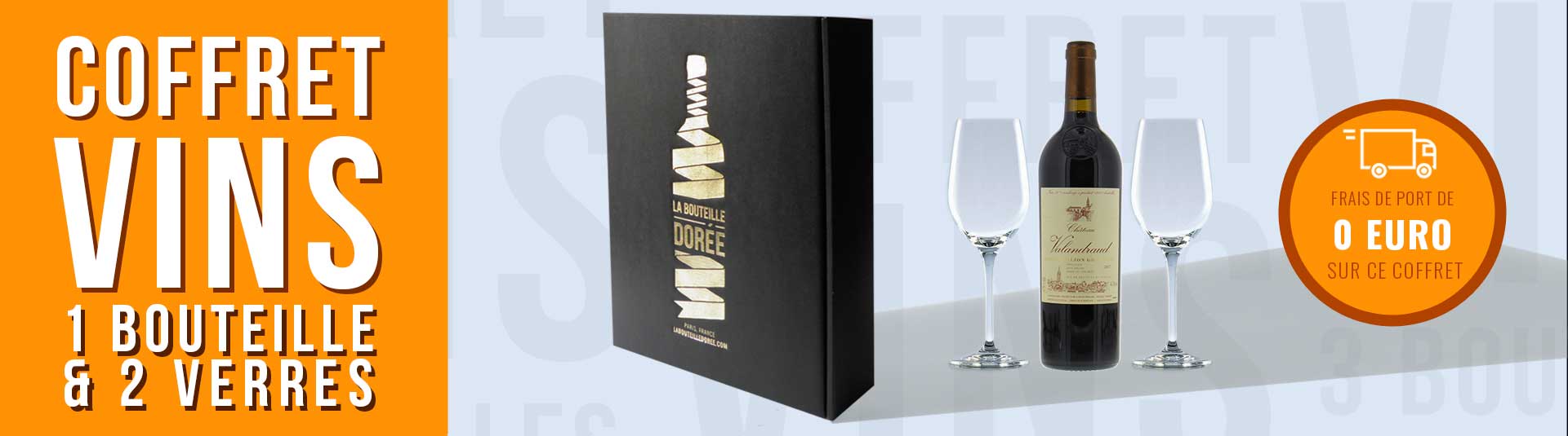 Coffret Saint-Emilion 1er Grand Cru Classé et 2 verres