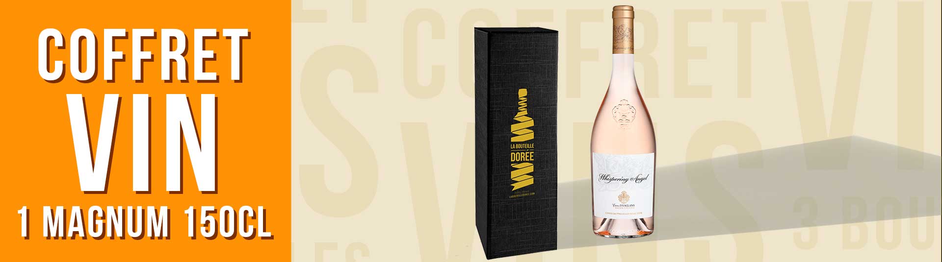 Coffret cadeau vin 1 Magnum Rosé Cru Classé de Provence Coffret cadeau vin 1 Magnum Rosé Côtes-de-Provence