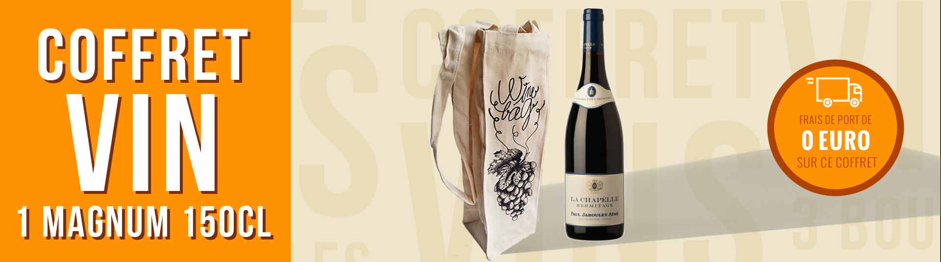 Coffret cadeau vin Magnum Hermitage