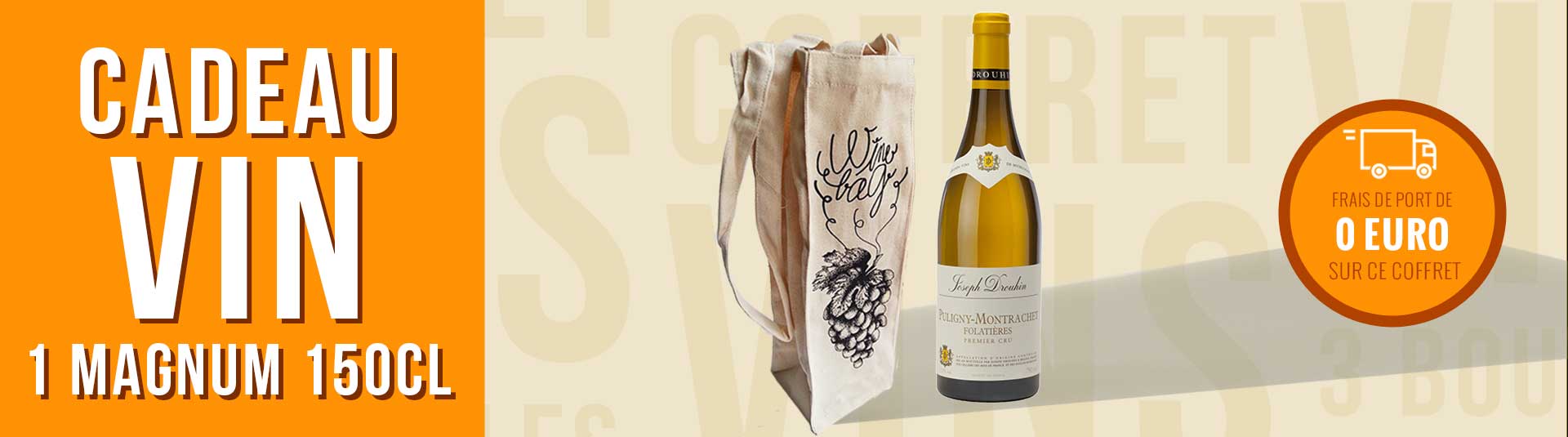 Coffret Magnum Bourgogne Blanc Puligny-Montrachet 1er Cru