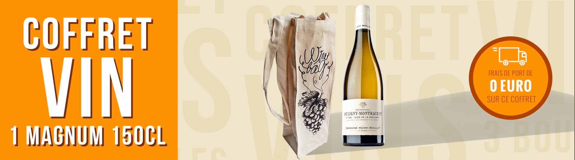 Coffret Magnum Bourgogne Blanc Puligny-Montrachet 1er Cru Coffret Magnum Bourgogne Blanc Puligny-Montrachet 1er Cru
