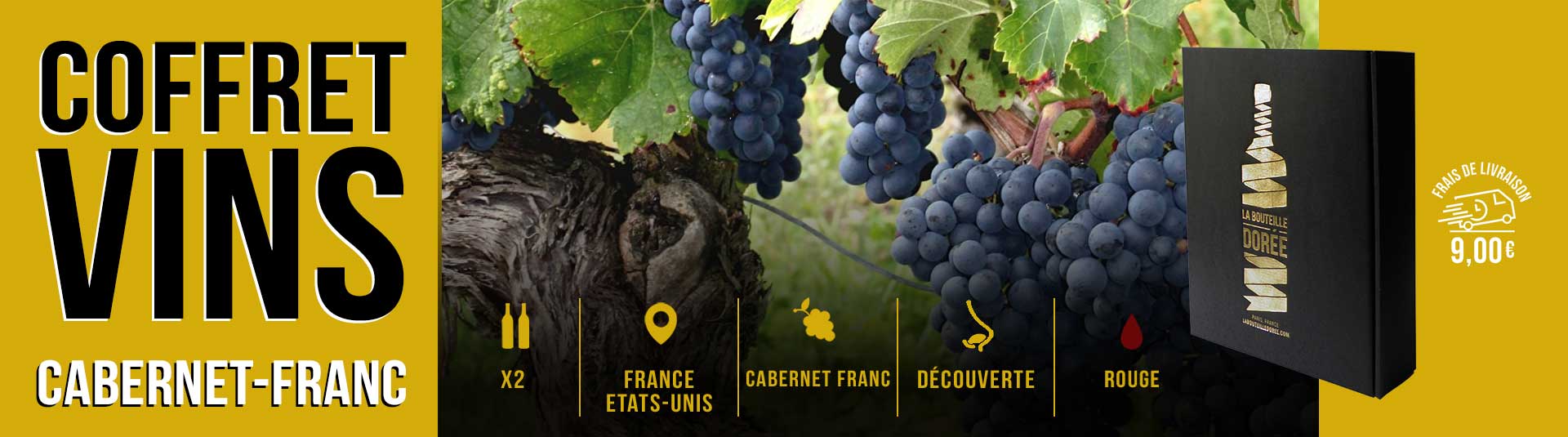 Coffret vin Cabernet Franc 2 bouteilles