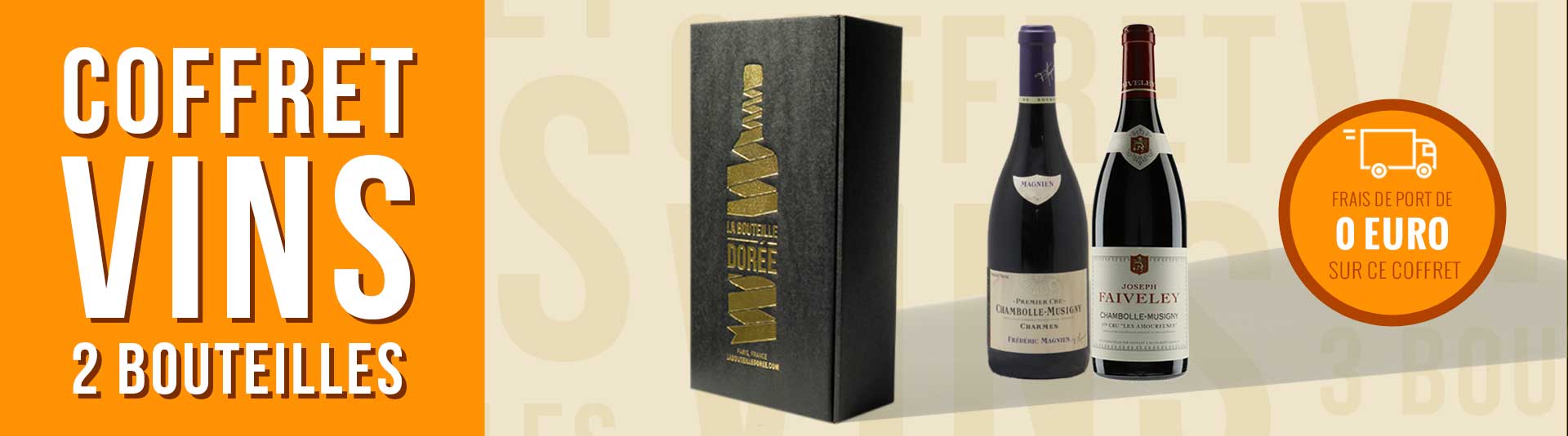 Coffret vin Bourgogne Prestige Chambolle-Musigny Coffret vin Bourgogne Prestige Chambolle-Musigny