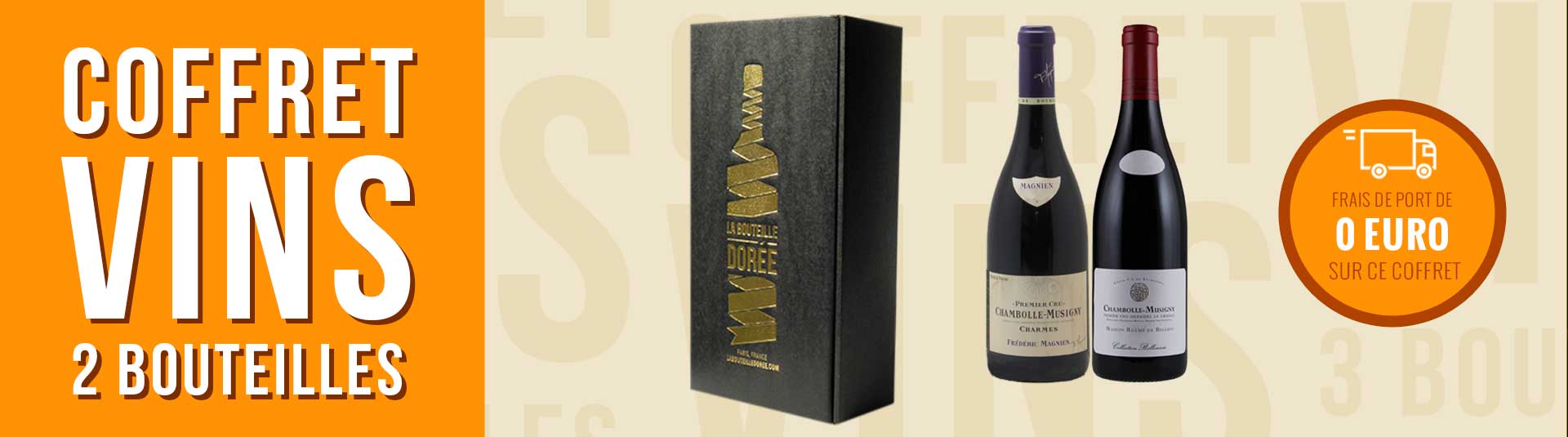 Coffret vin Bourgogne Prestige Chambolle-Musigny Coffret vin Bourgogne Prestige Chambolle-Musigny