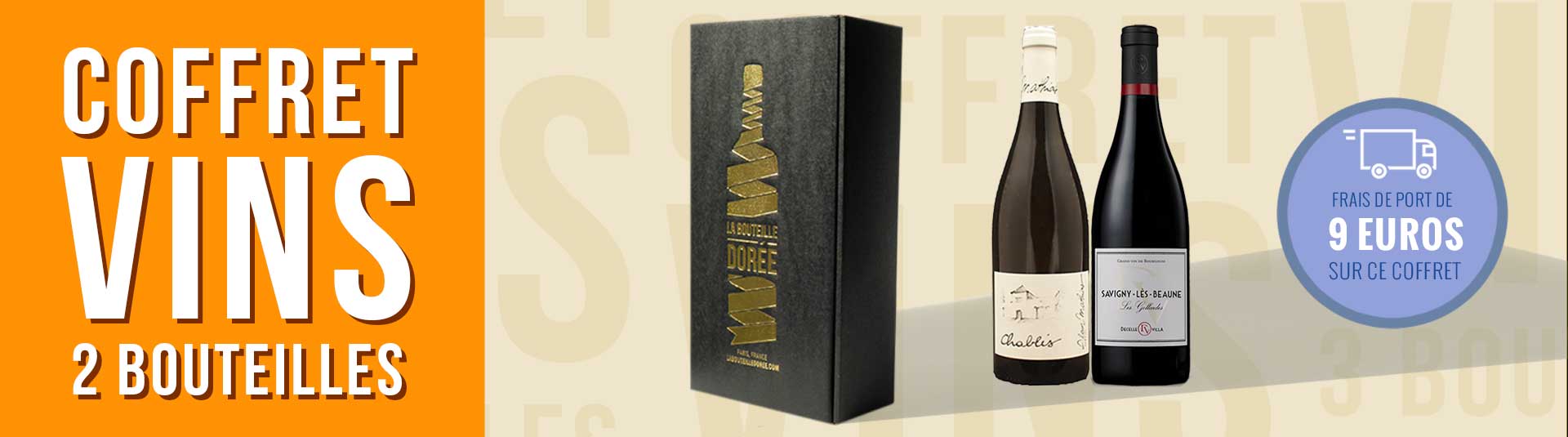 Coffret vin Bourgogne Découverte 2 bouteilles Coffret vin Bourgogne Découverte 2 bouteilles